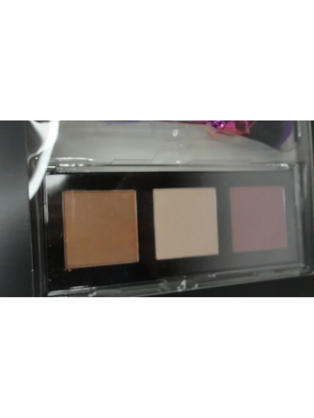 Rose Makeup Brush, Cheek Palette & Brush Cleaner Set Bronzer Blush Highlighter